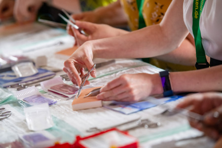 Impressionen vom Nahtkurs.