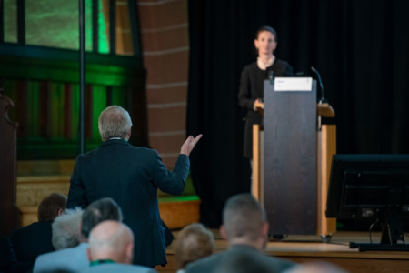 Auditorium des Jahreskongresses 2019.