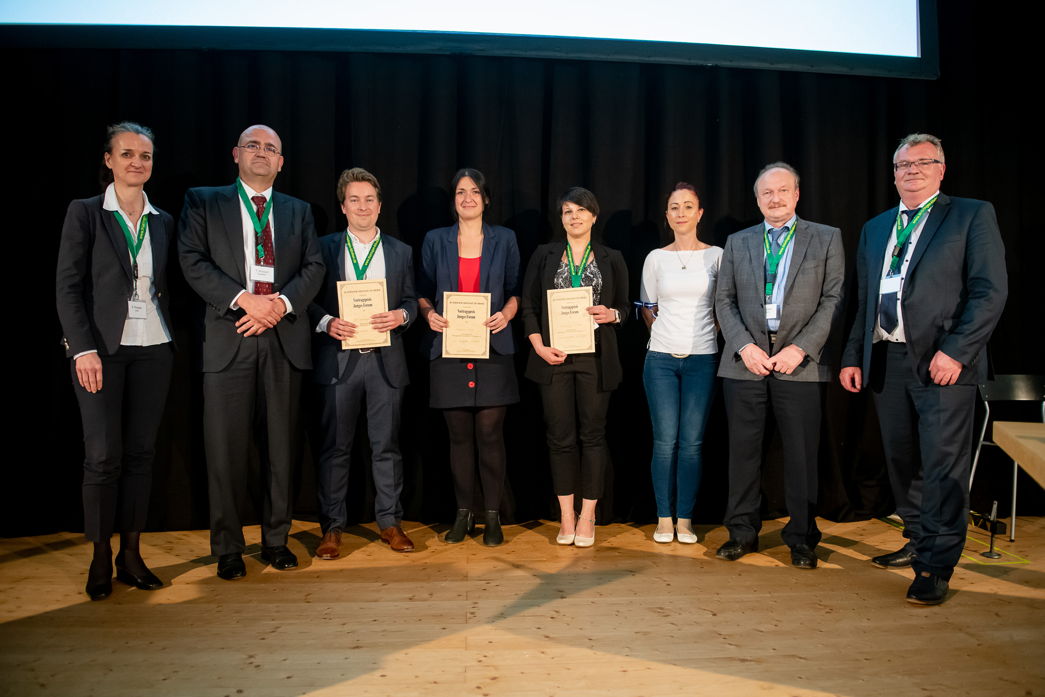 Am Freitagnachmittag wurden die Vortragspreise des Jungens Forums verliehen.
